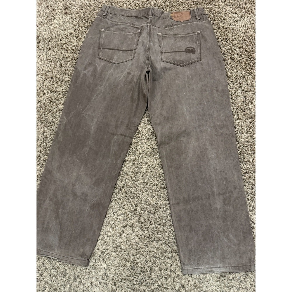 Vintage Mecca Jeans USA Brown Baggy Hip Hop  Denim Y2K Pants Mens Size 42x34